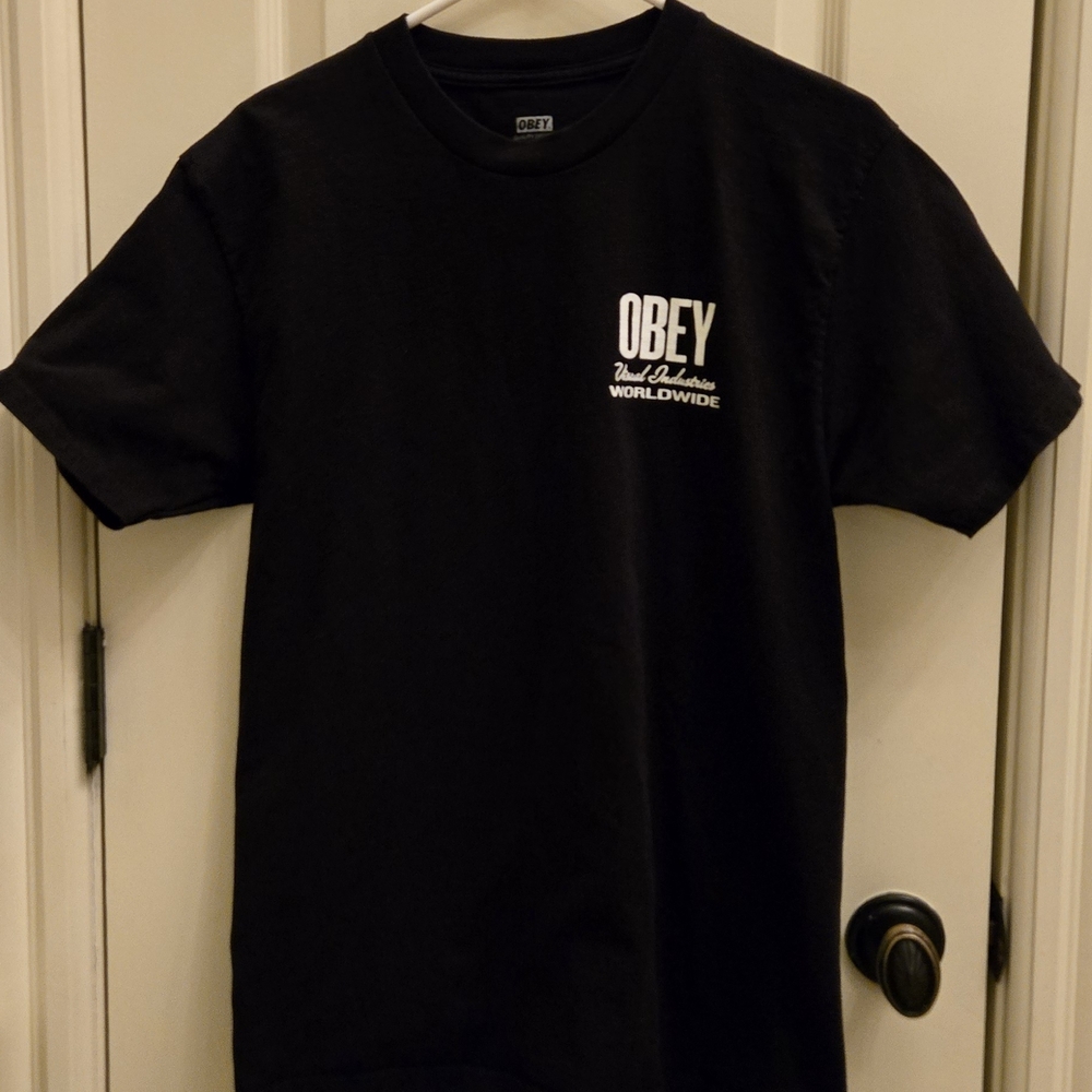 Obey Black Short Sleeve Tee